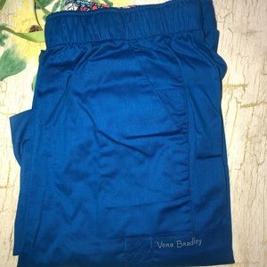 Vera Bradley Blue Scrub Pant